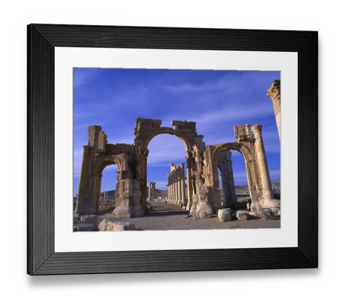 Framed Print : Palmyra was an ancient city in Syria Framed Print : Palmyra was an ancient city in Syria
