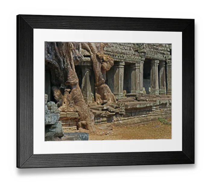 Framed Print : Preah Khan Temple, Siem Reap Province