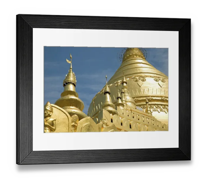 Framed Print : Close-up of the Shwemawdaw Pagoda in Bago