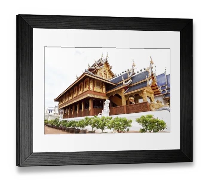 Framed Print : Buddhist temple in thailand Framed Print : Buddhist temple in thailand
