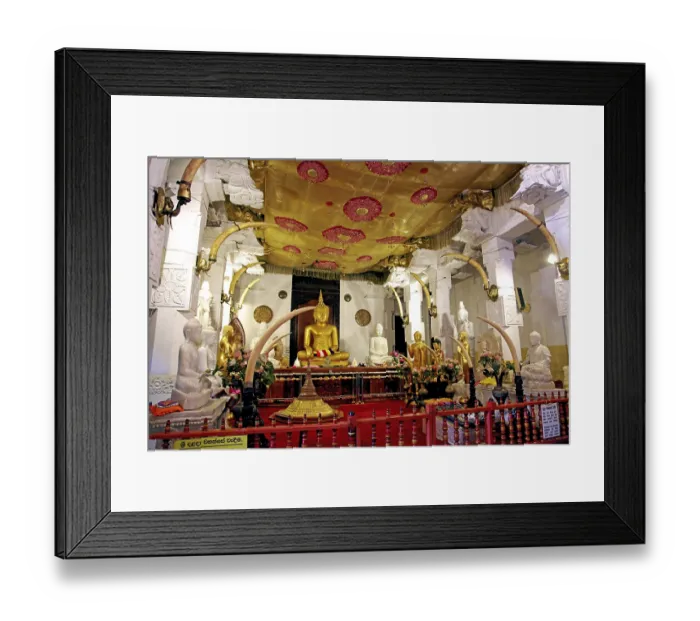 Framed Print : Inside the Temple of the Tooth Framed Print : Inside the Temple of the Tooth
