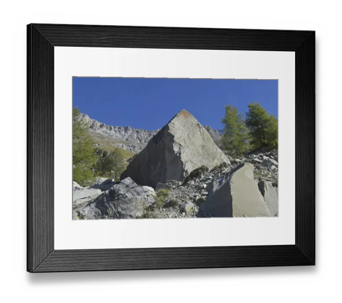 Framed Print : Rock, Latemar, Dolomites, South Tyrol, Italy