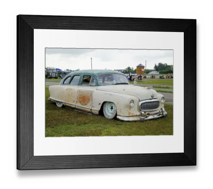 Framed Print : Car show, Province of Quebec, Canada