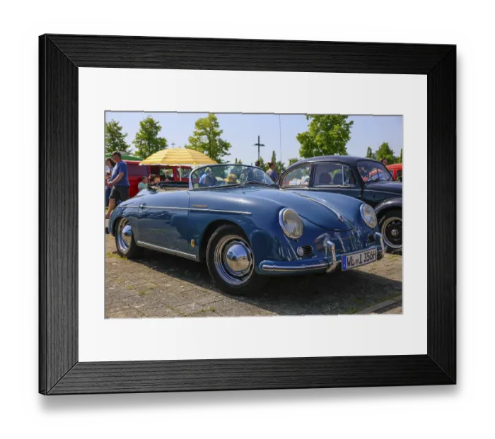 Framed Print : Porsche 356 1500 Super Cabriolet
