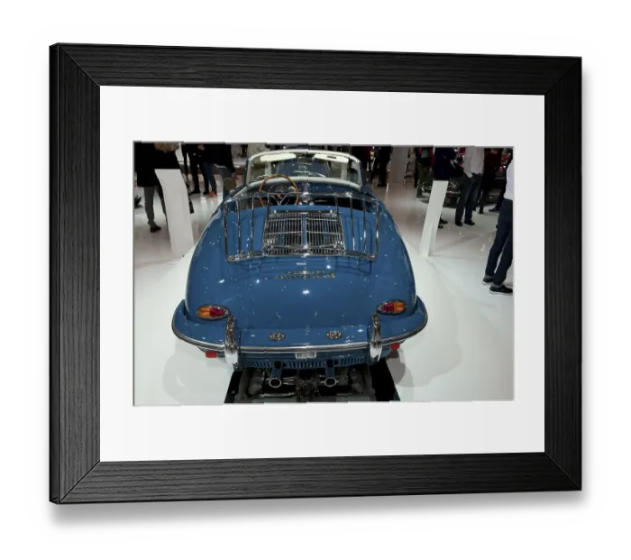 Framed Print : Porsche 356 Carrera 2, partially restored