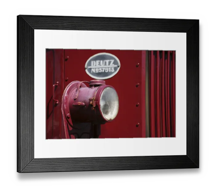 Framed Print : Classic car rails Framed Print : Classic car rails