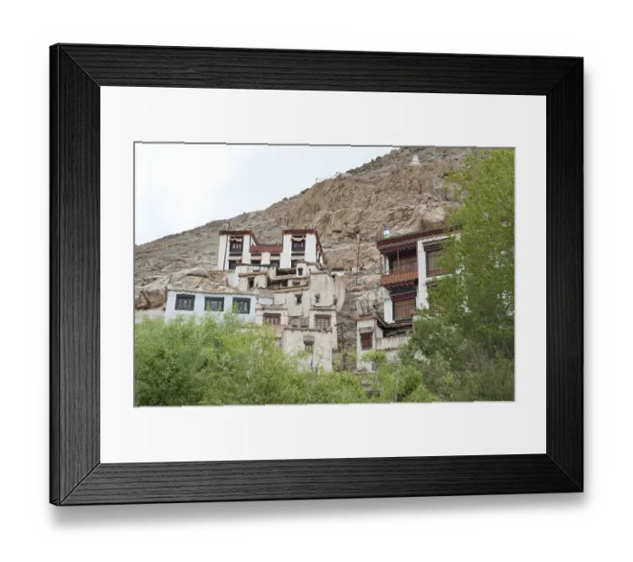 Framed Print : Tibetan Buddhism, Trakthok Gompa Monastery