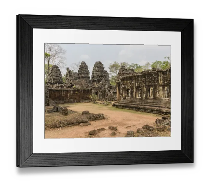Framed Print : Second ring of walls with Prasat Framed Print : Second ring of walls with Prasat