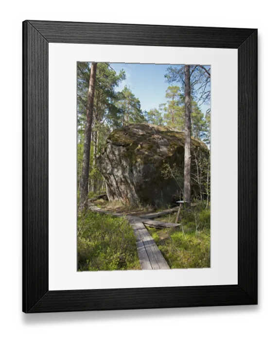 Framed Print : Majakivi boulder, Juminda Peninsula
