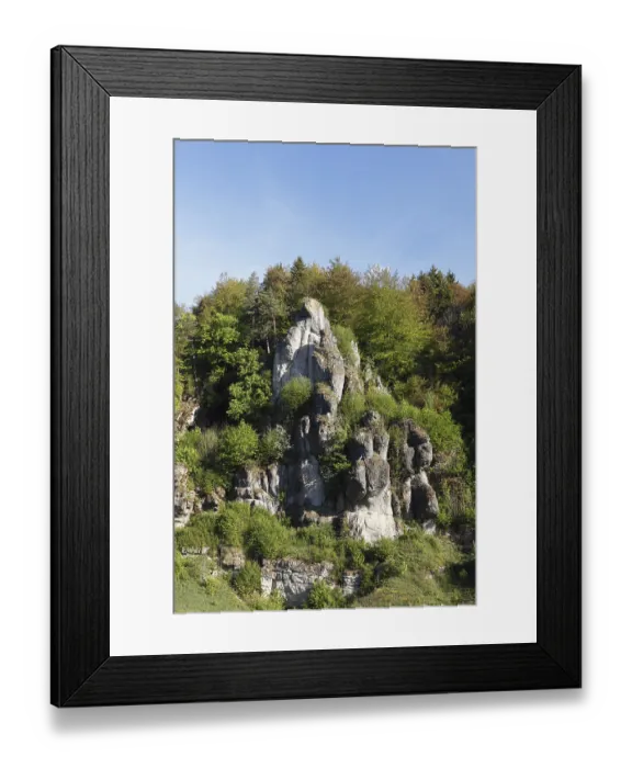 Framed Print : Rocks in the Trubachtal valley near Ziegelmuehle Framed Print : Rocks in the Trubachtal valley near Ziegelmuehle