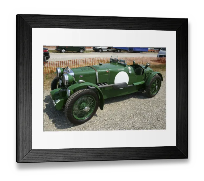 Framed Print : MG vintage car race, Mille Miglia fair