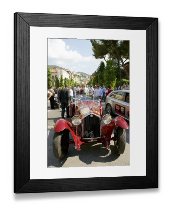Framed Print : Alfa Romeo 6C 1500 GS, 1933, start number 57
