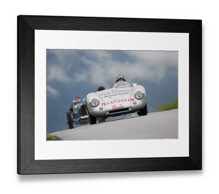 Framed Print : Porsche 550 Spyder Carrera Panamericana