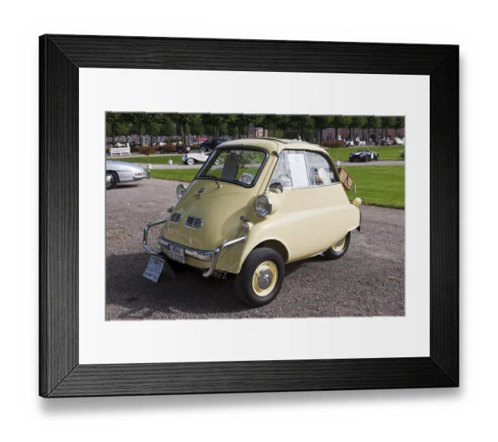 Framed Print : BMW Isetta 300, built in 1957, Germany