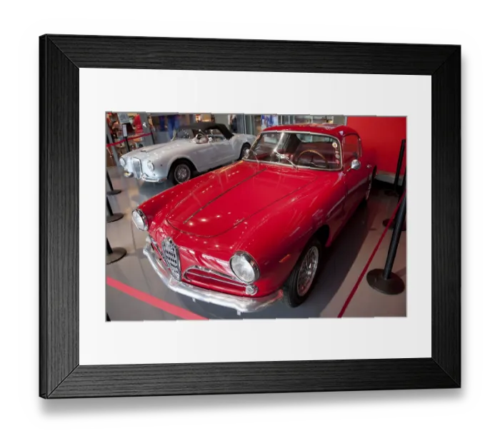 Framed Print : Alfa Romeo Giulietta Sprint classic car