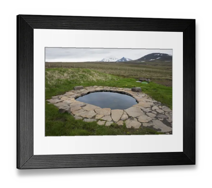 Framed Print : Hot Pot, Laugarfell, near Snafell