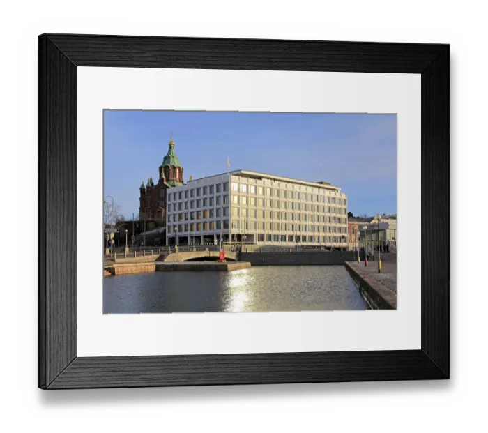 Framed Print : Uspenski Cathedral and Enso-Gutzeit