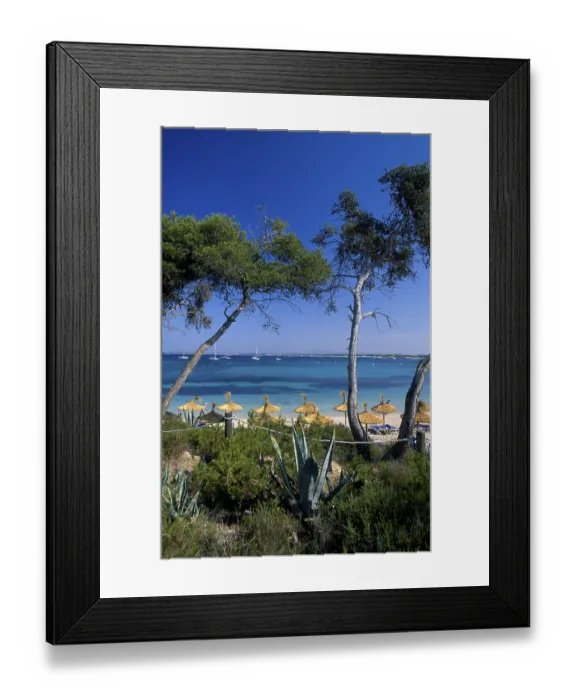 Framed Print : Es Trenc, Majorca, Balearic Islands, Spain