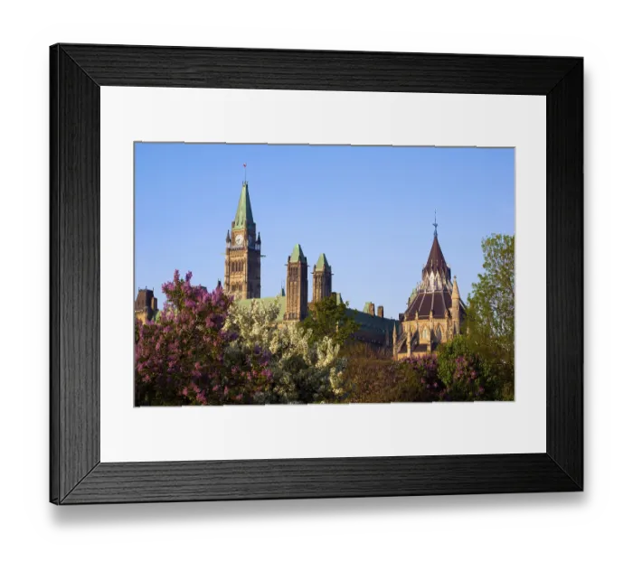 Framed Print : Canadian Parliament Buildings Framed Print : Canadian Parliament Buildings