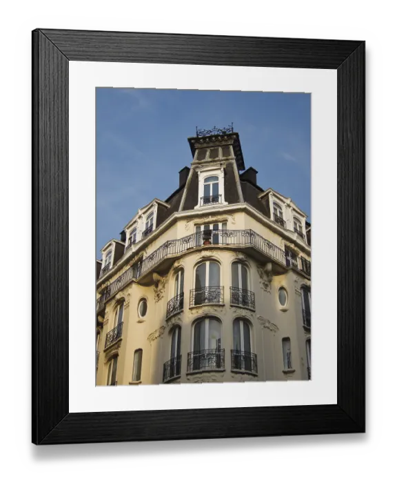 Framed Print : Detail of a historic building in Brussels Framed Print : Detail of a historic building in Brussels