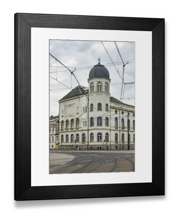 Framed Print : Buildings in the Hanseatic City of Rostock