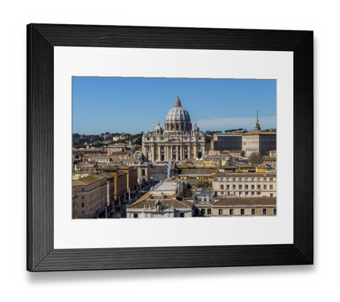 Framed Print : Italy, Rome, St Peter's Basilica Framed Print : Italy, Rome, St Peter's Basilica