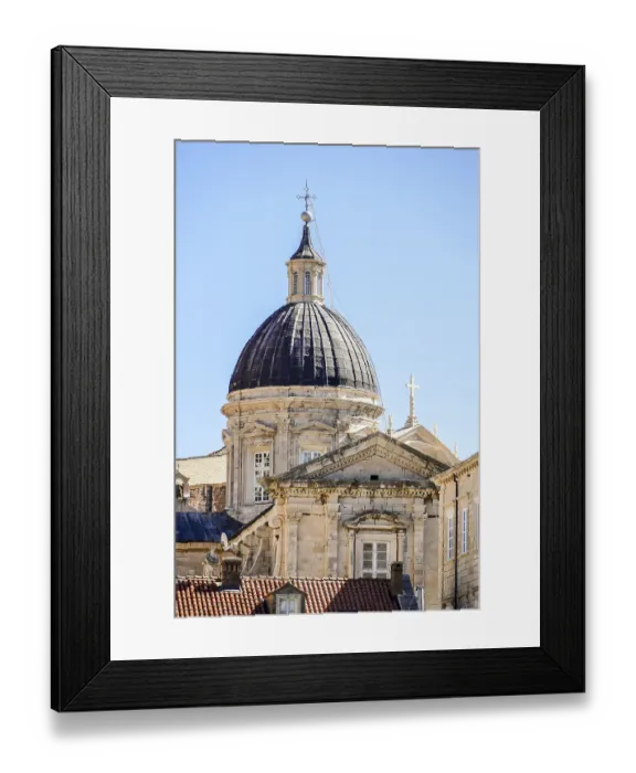 Framed Print : Dome of st pauls cathedral in rome italy
