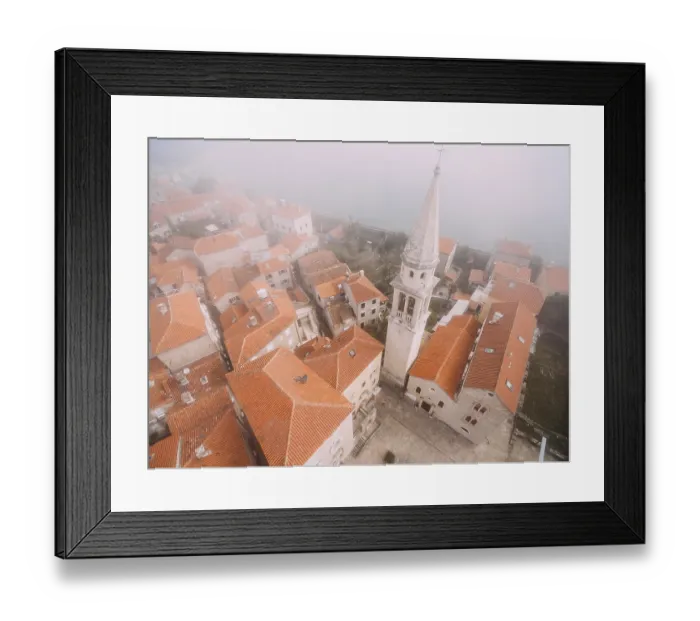 Framed Print : St. John the Baptist Cathedral is a medieval Catholic temple in the Gothic architectural style