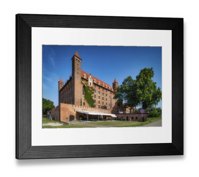 Framed Print : Gniew, Poland, Aug 2020 Gniew Castle is a former castle of the Teutonic Knights Order