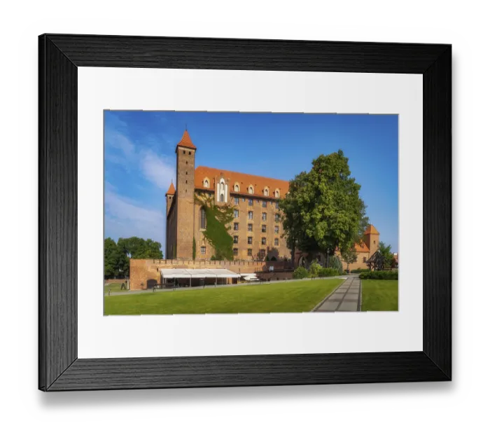 Framed Print : Gniew Castle is a former castle of the Teutonic Knights Order