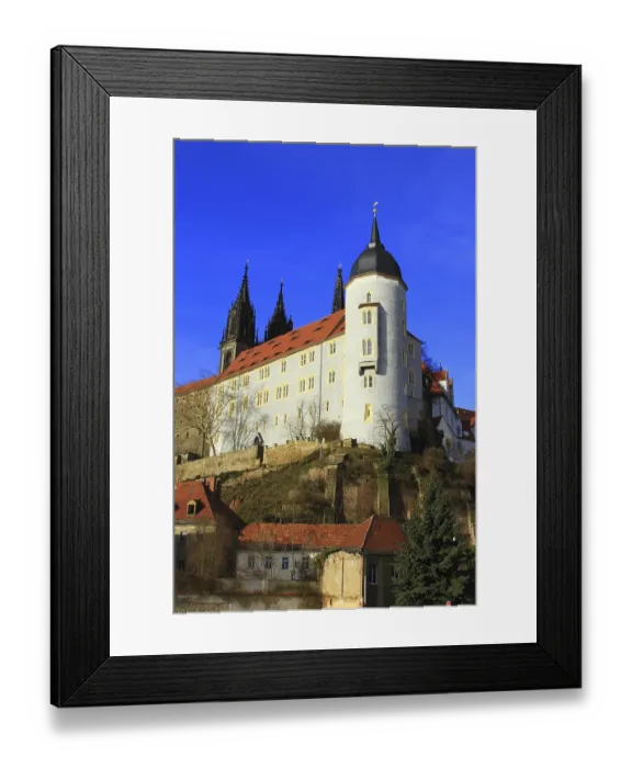 Framed Print : The castle hill of Meissen, Saxony