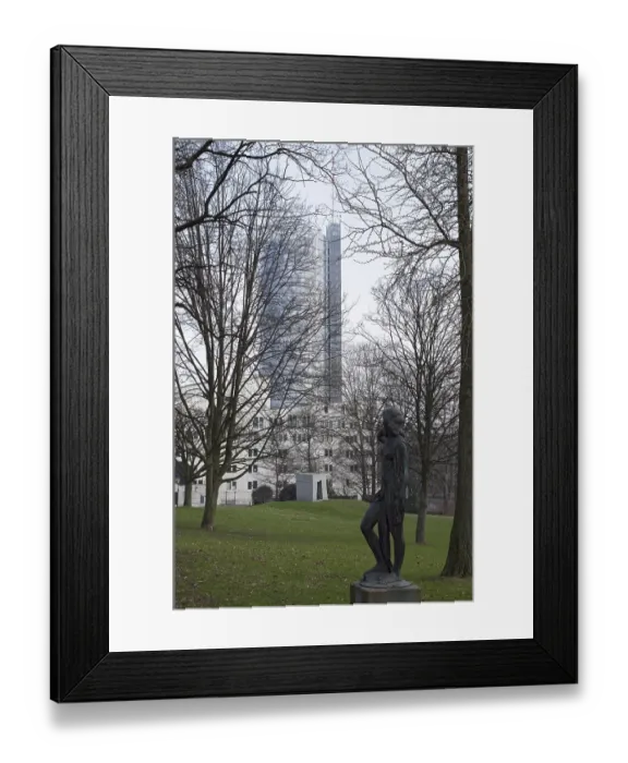 Framed Print : RWE Tower in Essen, Germany Framed Print : RWE Tower in Essen, Germany