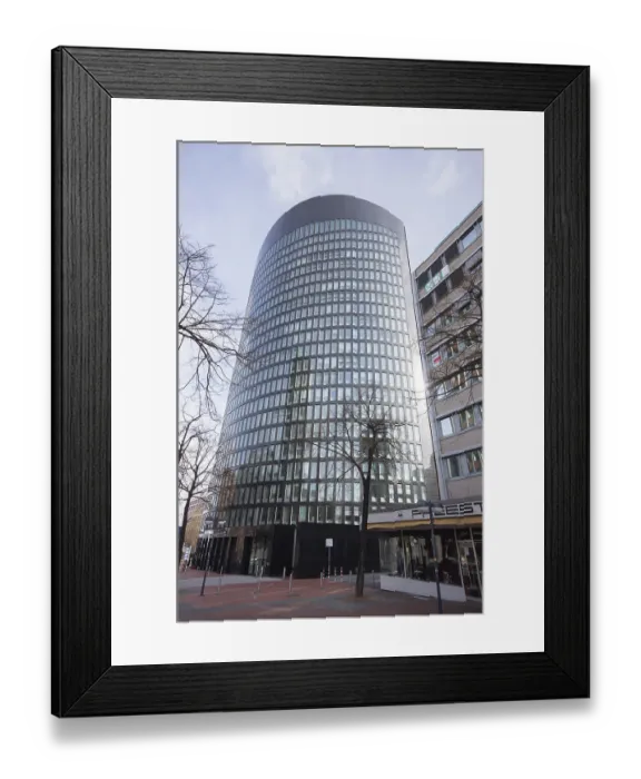 Framed Print : RWE Tower in Dortmund, Germany, Europe