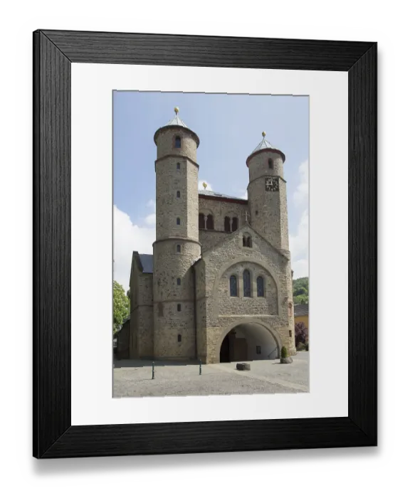 Framed Print : Collegiate church of St Chrysanthus and Daria in Bad Munstereifel Framed Print : Collegiate church of St Chrysanthus and Daria in Bad Munstereifel