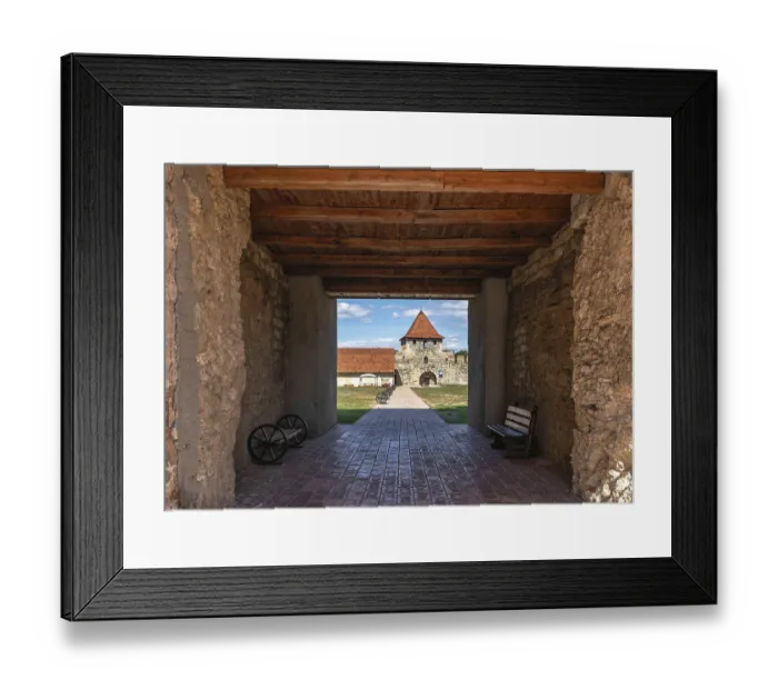 Framed Print : Bender, Moldova 06.09.2021. Outside view of the Tighina Fortress in Bender Framed Print : Bender, Moldova 06.09.2021. Outside view of the Tighina Fortress in Bender