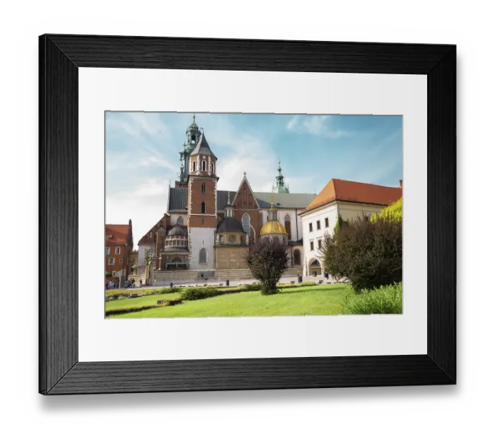 Framed Print : Wawel castle Wawel cathedral in Krakow