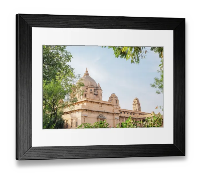 Framed Print : Umaid Bhawan Palace historical building in Jodhpur Framed Print : Umaid Bhawan Palace historical building in Jodhpur