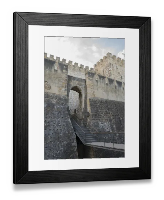 Framed Print : Castle of St. George in Lisbon, Portugal Framed Print : Castle of St. George in Lisbon, Portugal