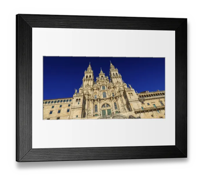 Framed Print : Santiago de Compostela Cathedral