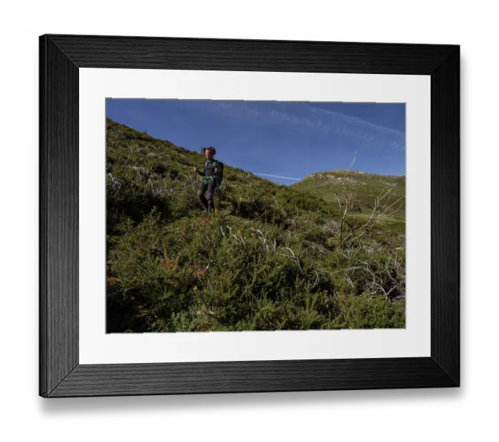Framed Print : El Hiton, barranco del Diablo, Saja-Besaya natural park