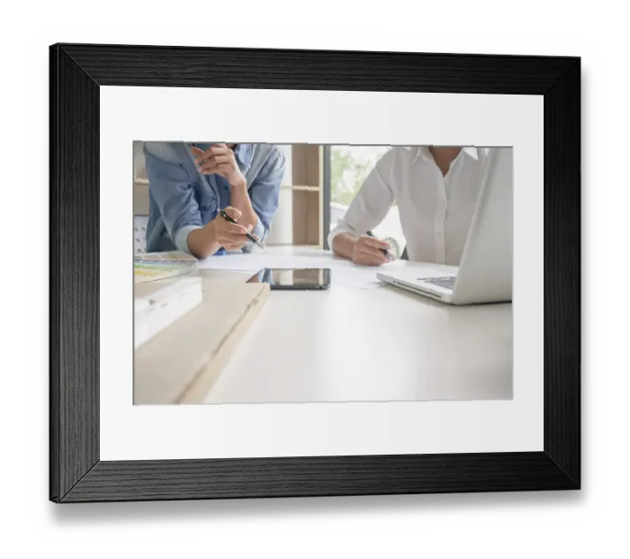 Framed Print : Architecture drawing on architectural project business architecture building construction Colleagues interior designer Framed Print : Architecture drawing on architectural project business architecture building construction Colleagues interior designer