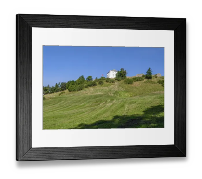 Framed Print : TRONDHEIM, NORWAY - JULY 23, 2014: Kristiansten Fortress Framed Print : TRONDHEIM, NORWAY - JULY 23, 2014: Kristiansten Fortress