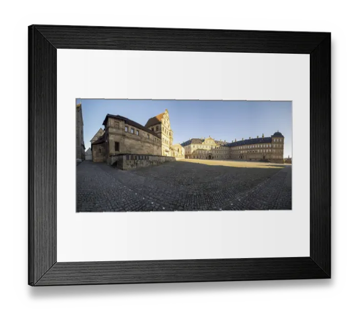 Framed Print : Old Court and New Residence in the morning light
