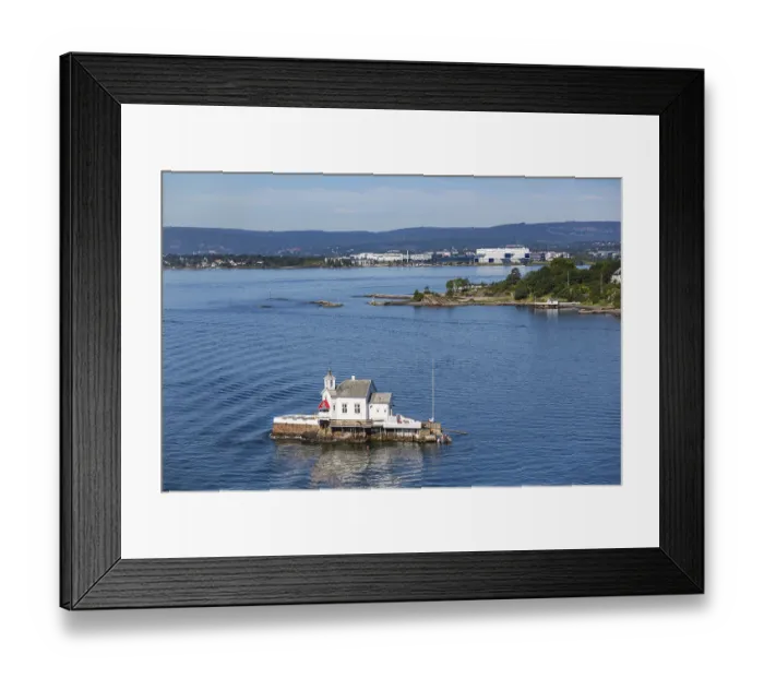 Framed Print : Restaurant Dyna Fyr, former lighthouse Framed Print : Restaurant Dyna Fyr, former lighthouse