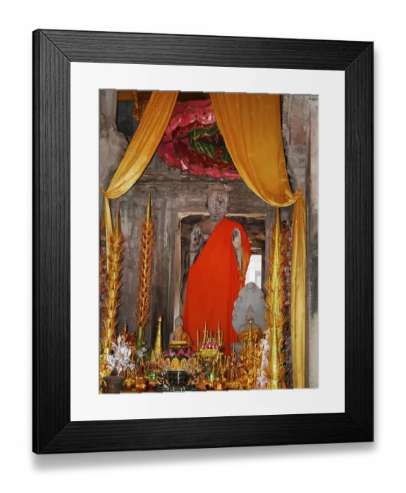 Framed Print : Angkor Wat Temple, Buddha, Siem Reap Province Framed Print : Angkor Wat Temple, Buddha, Siem Reap Province
