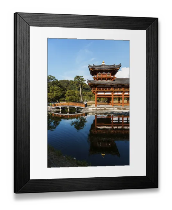Framed Print : Uji, Japan - August 14, 2024: Byodoin Temple is a renowned Buddhist temple Framed Print : Uji, Japan - August 14, 2024: Byodoin Temple is a renowned Buddhist temple