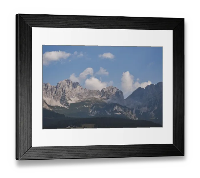 Framed Print : View of the Wilder Kaiser, Wilder Kaiser Framed Print : View of the Wilder Kaiser, Wilder Kaiser