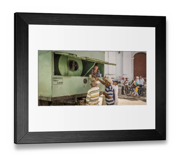 Framed Print : Sancti Spiritus, Cuba on January 1