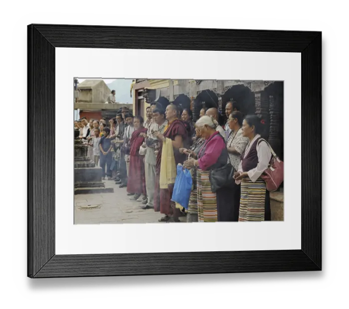 Framed Print : Swayambhunat Tempel, Kathmandu, Nepal