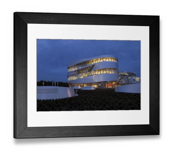 Framed Print : Mercedes Benz Museum, Stuttgart